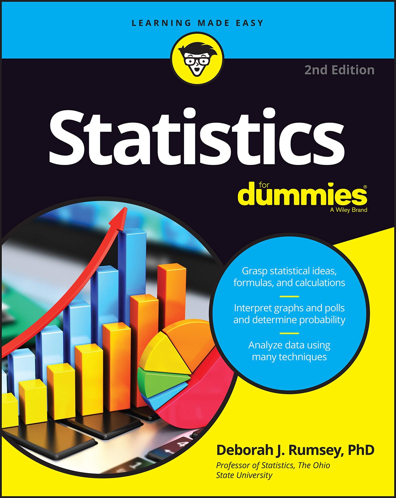 Statistics For Dummies (For Dummies (Lifestyle)) – Rumsey, Deborah J. – Good…