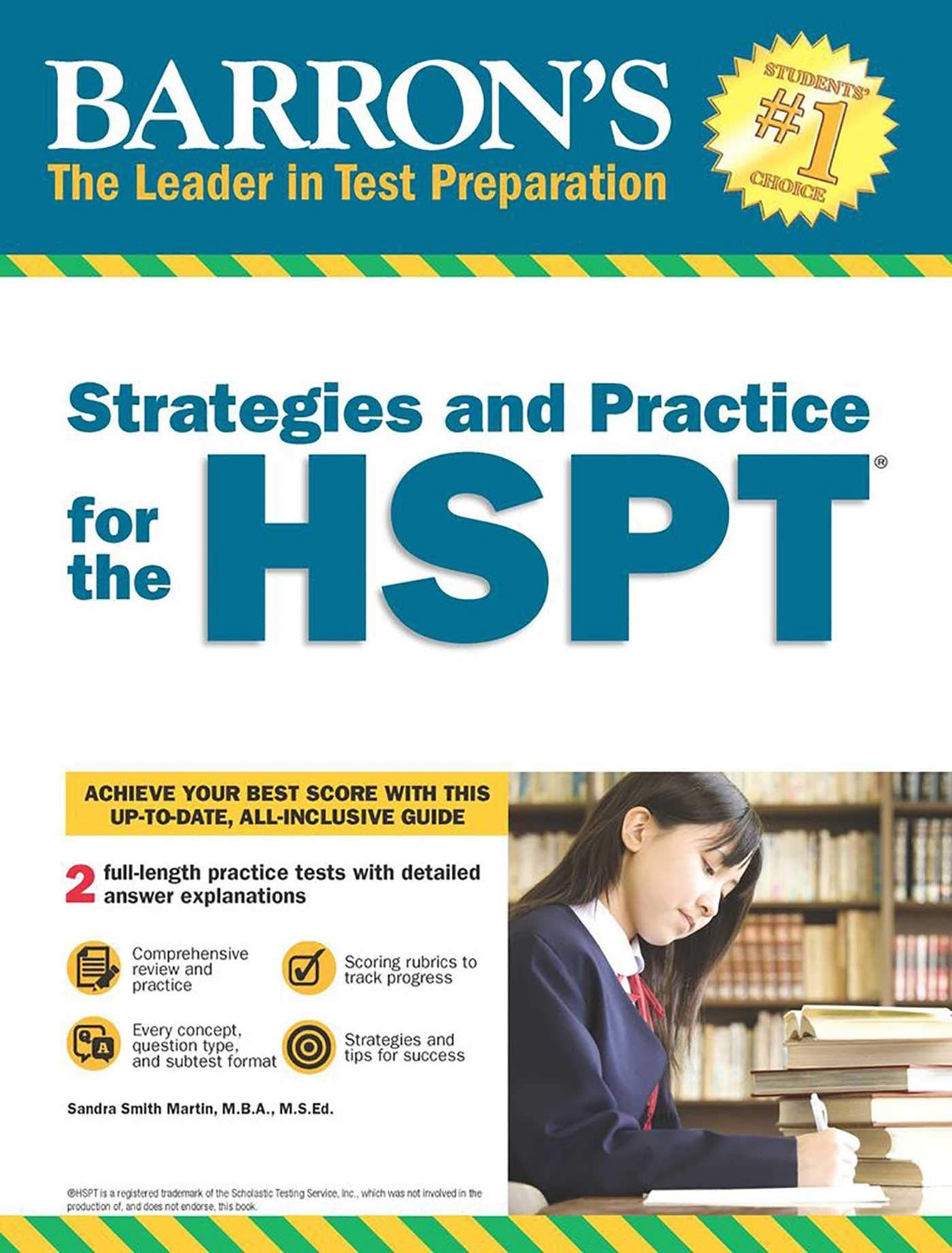 Strategies and Practice for the HSPT (Barron’s Test Prep) – paperback Martin…
