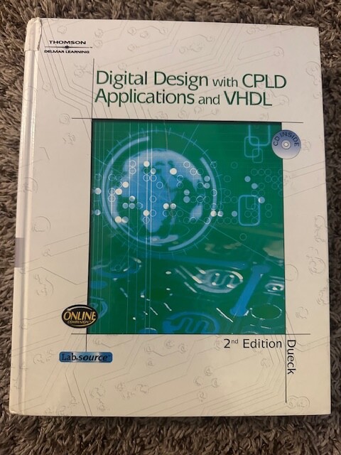 Digital Design with CPLD Applications and VHDL – Hardcover – w/ CD