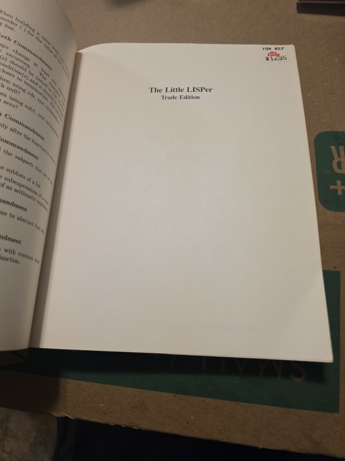 The Little LISPer: Trade Edition