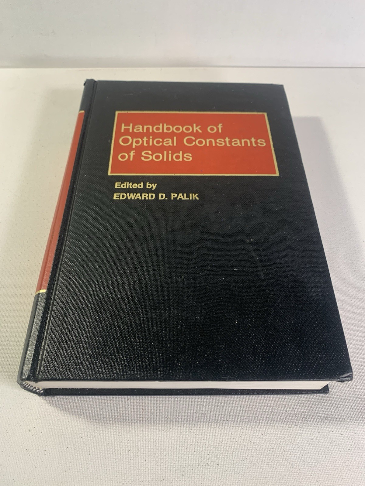 Handbook of Optical Constants of Solids by Palik HC 1985