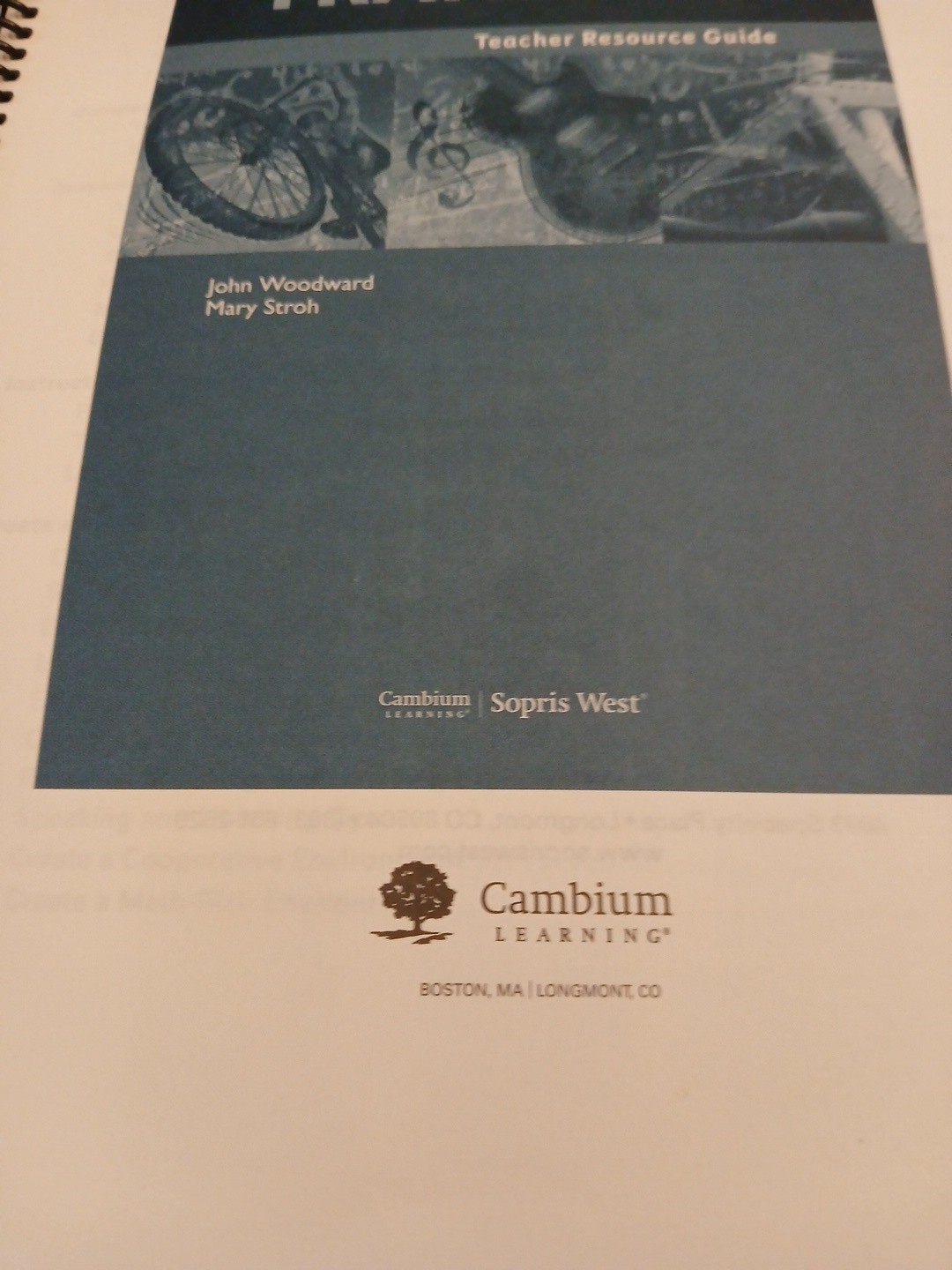 TRANSMATH Teacher Resource Guide Cambium Learning Teaching Mathematics 2010