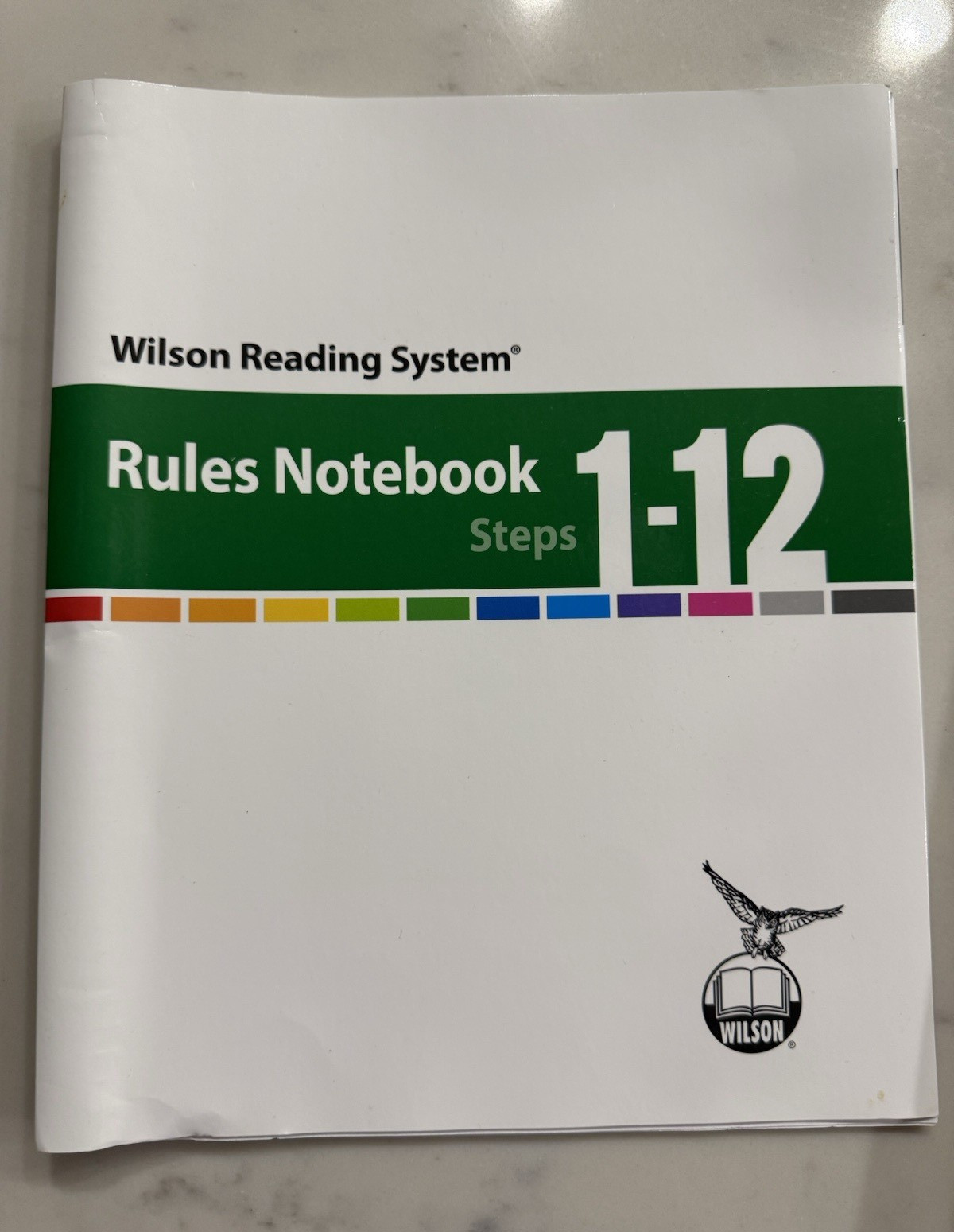 Wilson Reading System Rules Notebook Steps 1-12 4th Edition Spiral 2018