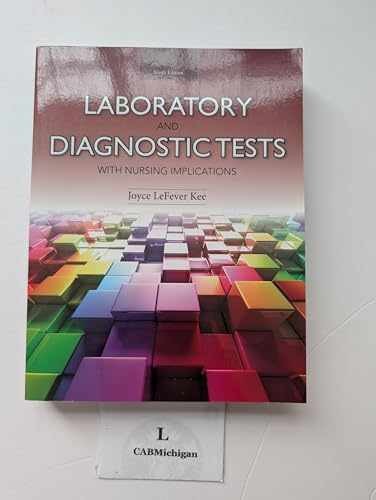 Laboratory and Diagnostic Tests – Paperback, by Kee Joyce LeFever – Very Good j