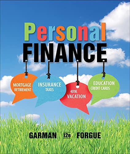 Personal Finance, Forgue, Raymond