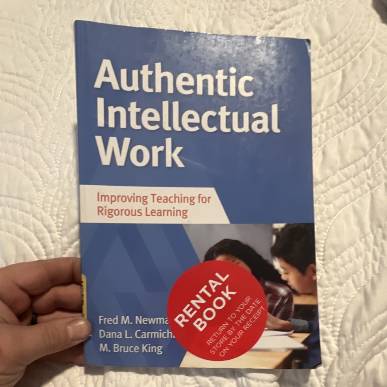 Authentic Intellectual Work New Edition Newmann Corwin Paperback Textbook