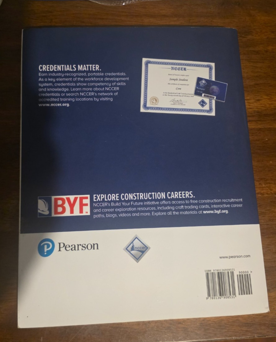 Core : Introduction to Basic Construction Skills 6th Sixth Ed. NCCER (2021, PB)