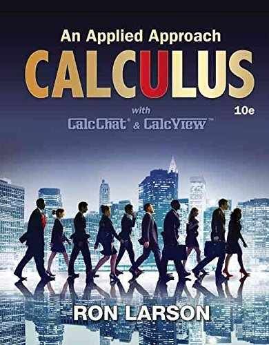 Calculus: An Applied Approach, – Loose Leaf, by Larson Ron – Very Good