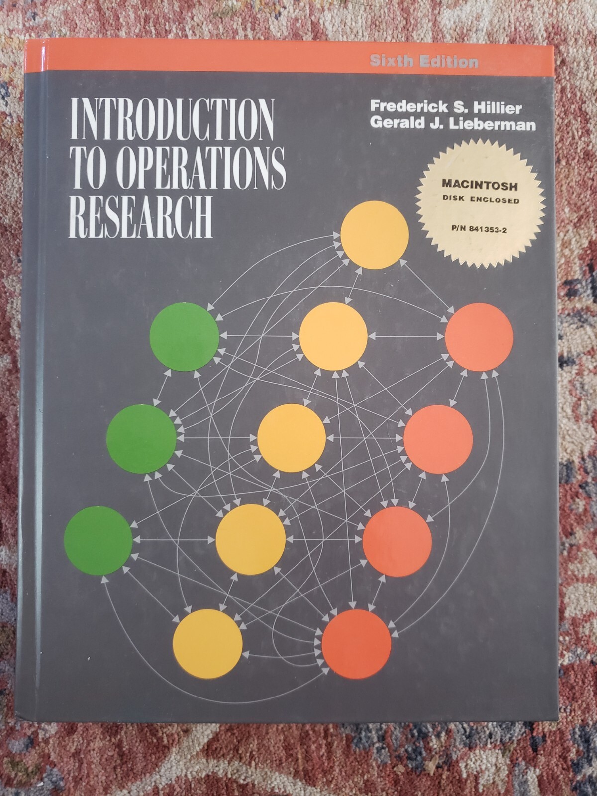 Introduction to Operations Research by Hillier and Liberman, Hardcover, 1996