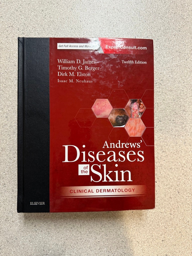 Andrews’ Diseases of the Skin: Clinical Dermatology WITH UNSCRATCHED CODE. CLEAN