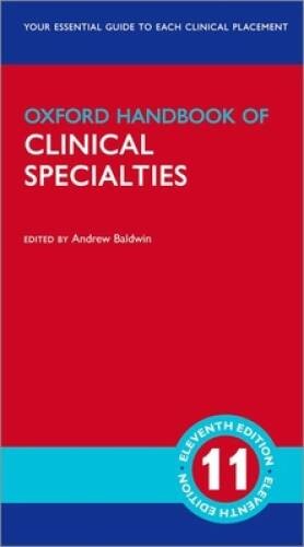 Oxford Handbook of Clinical Specialties (Oxford Medical Handbooks) – VERY GOOD