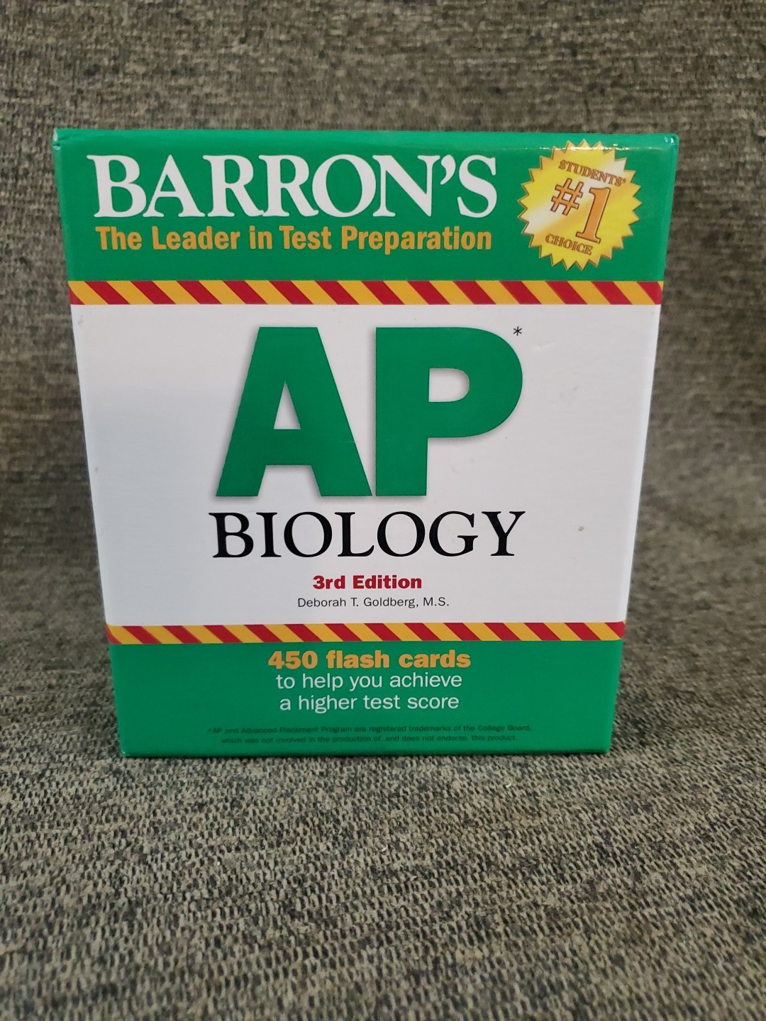 AP Biology Flash Cards (Barron’s AP) – Cards, by Goldberg M.S. Deborah T. – Good