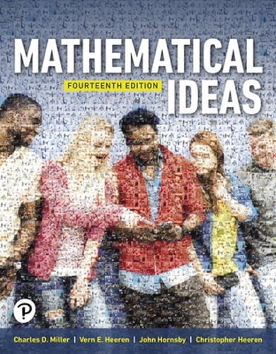 Mathematical Ideas by Charles Miller: Used