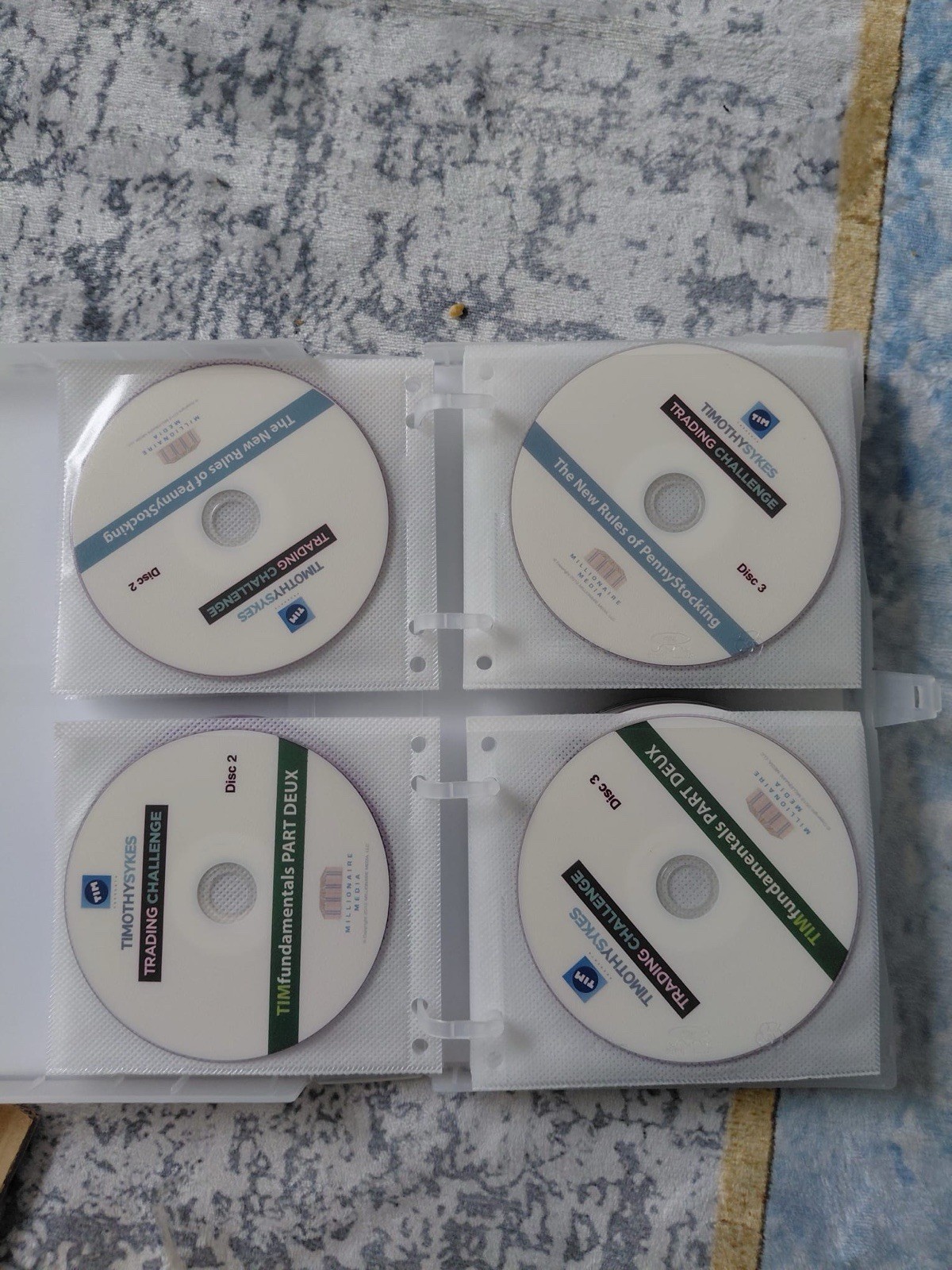 PRISTINE/UNUSED DISCS Timothy Sykes Millionaire Challenge Manual & DVD CourseSet