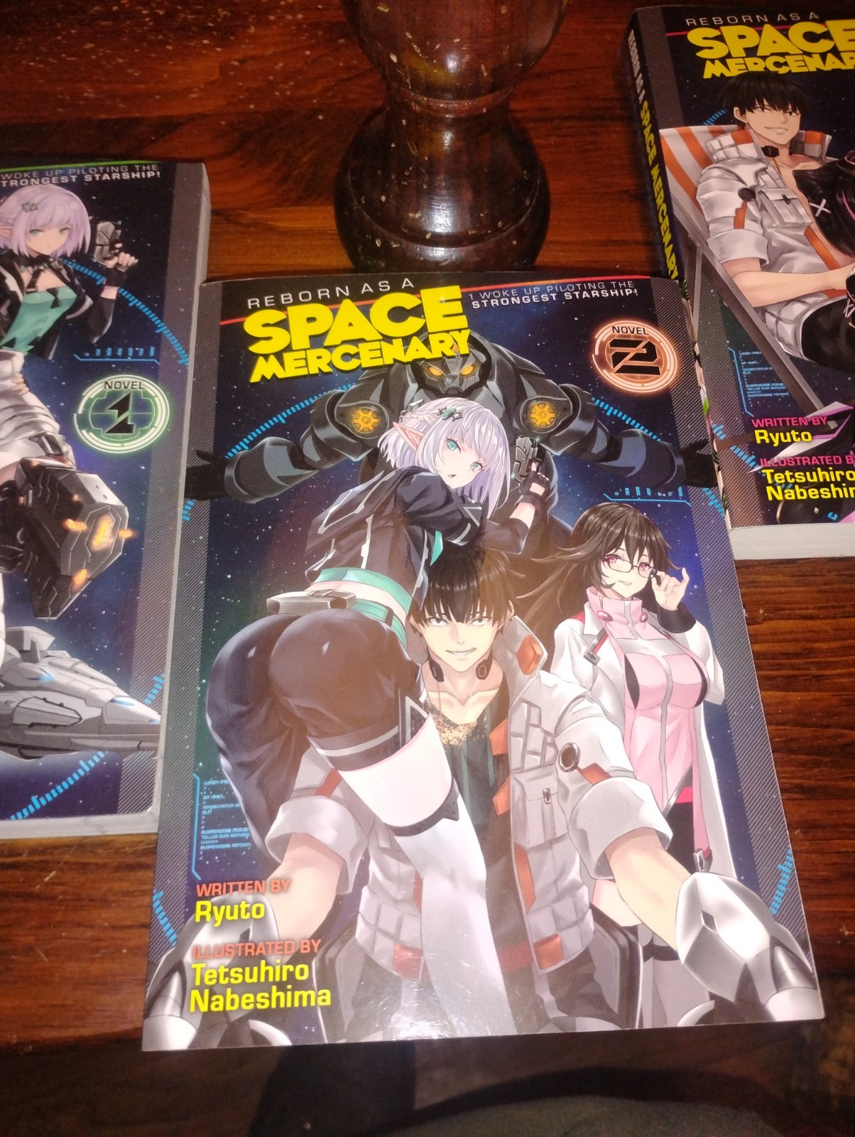 Reborn As A Space Mercenary (10 Light Novel) Vol. 1 2 3 First Printing