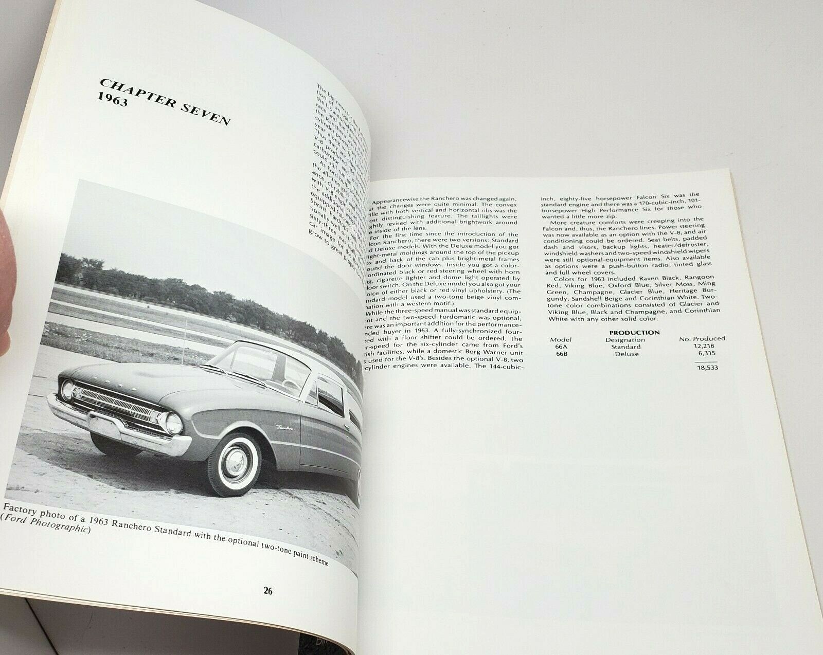 Classic Motorbooks Photofacts: Ford Ranchero, 1957-1979 Photo History (1992, PB)
