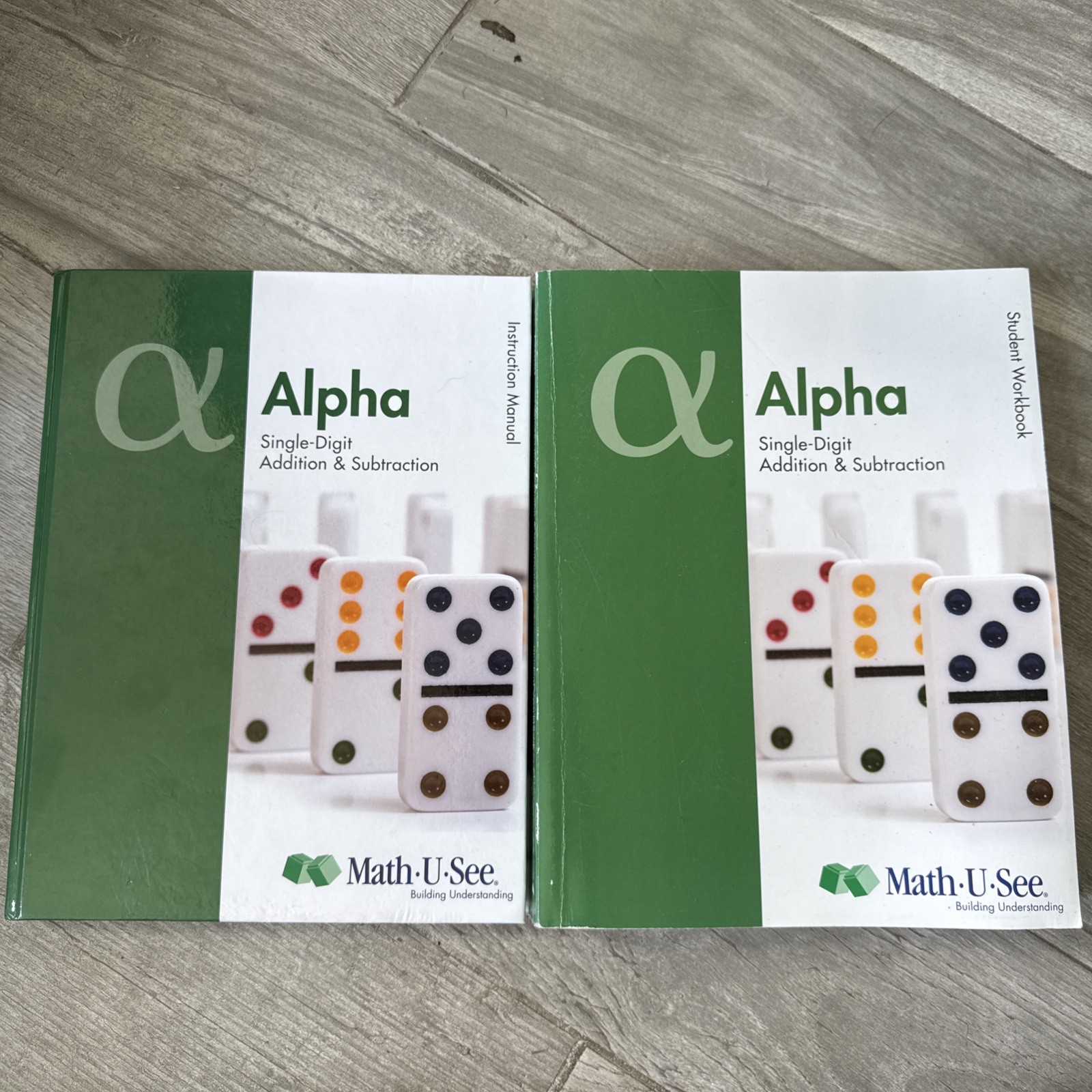 Math U See Alpha Set Student Workbook And Instruction Manual