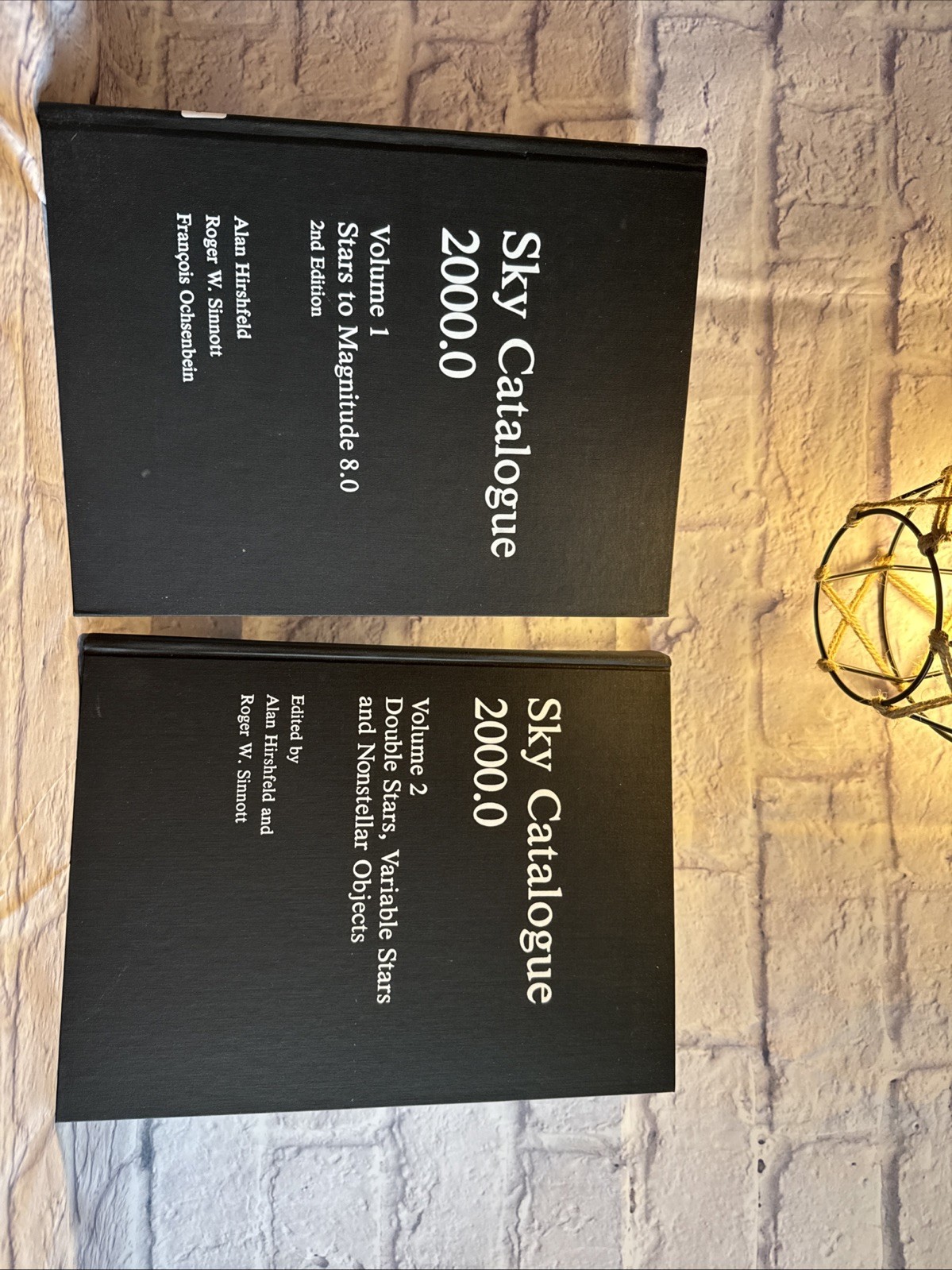 Sky Catalogue 2000 Volume 1 &2 Stars to Magnitude 8 Double Stars 2nd Edit. LNEW