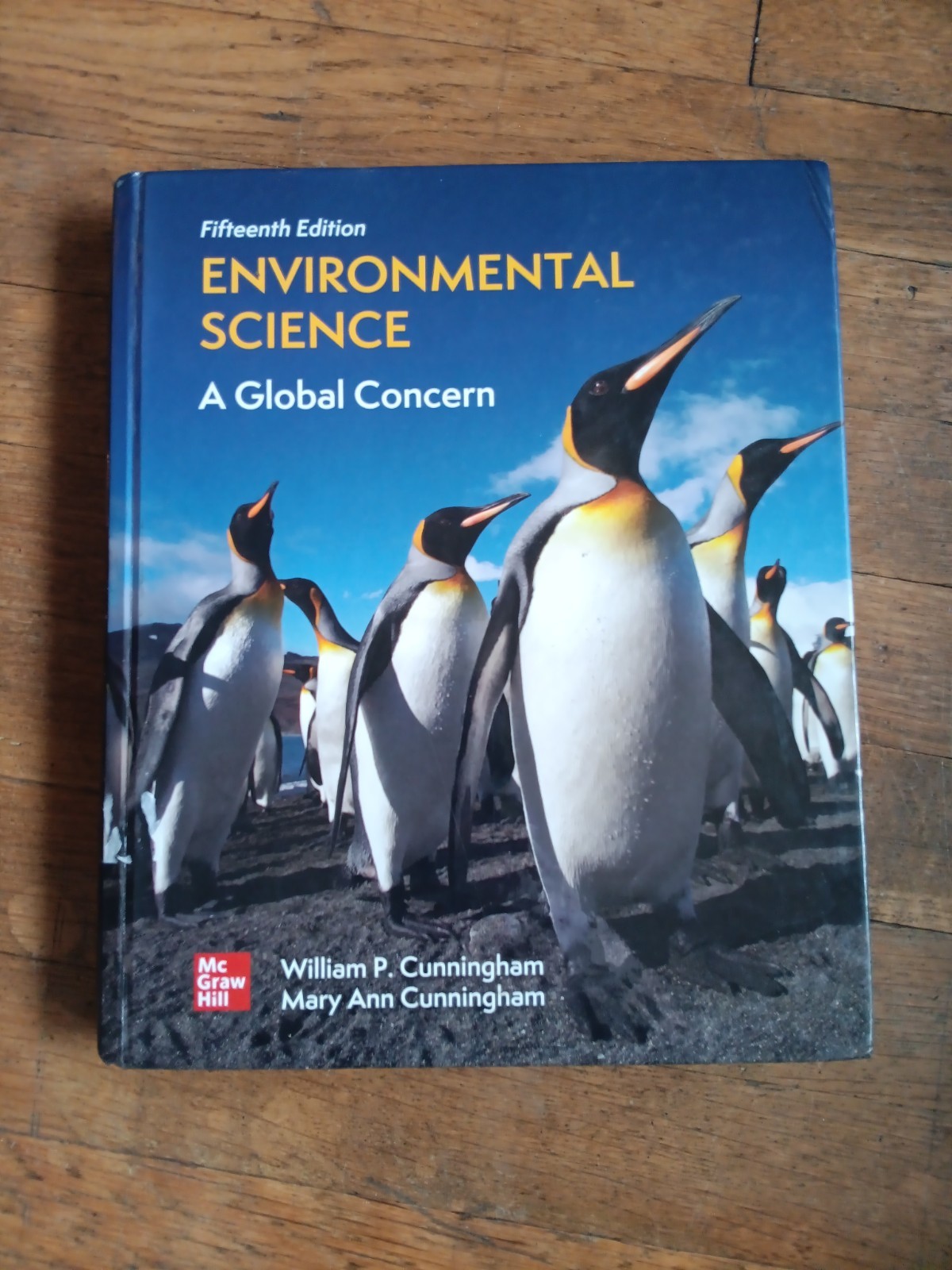 Environmental Science A Global Concern 15th Ed Cunningham McGraw Hill Textbook
