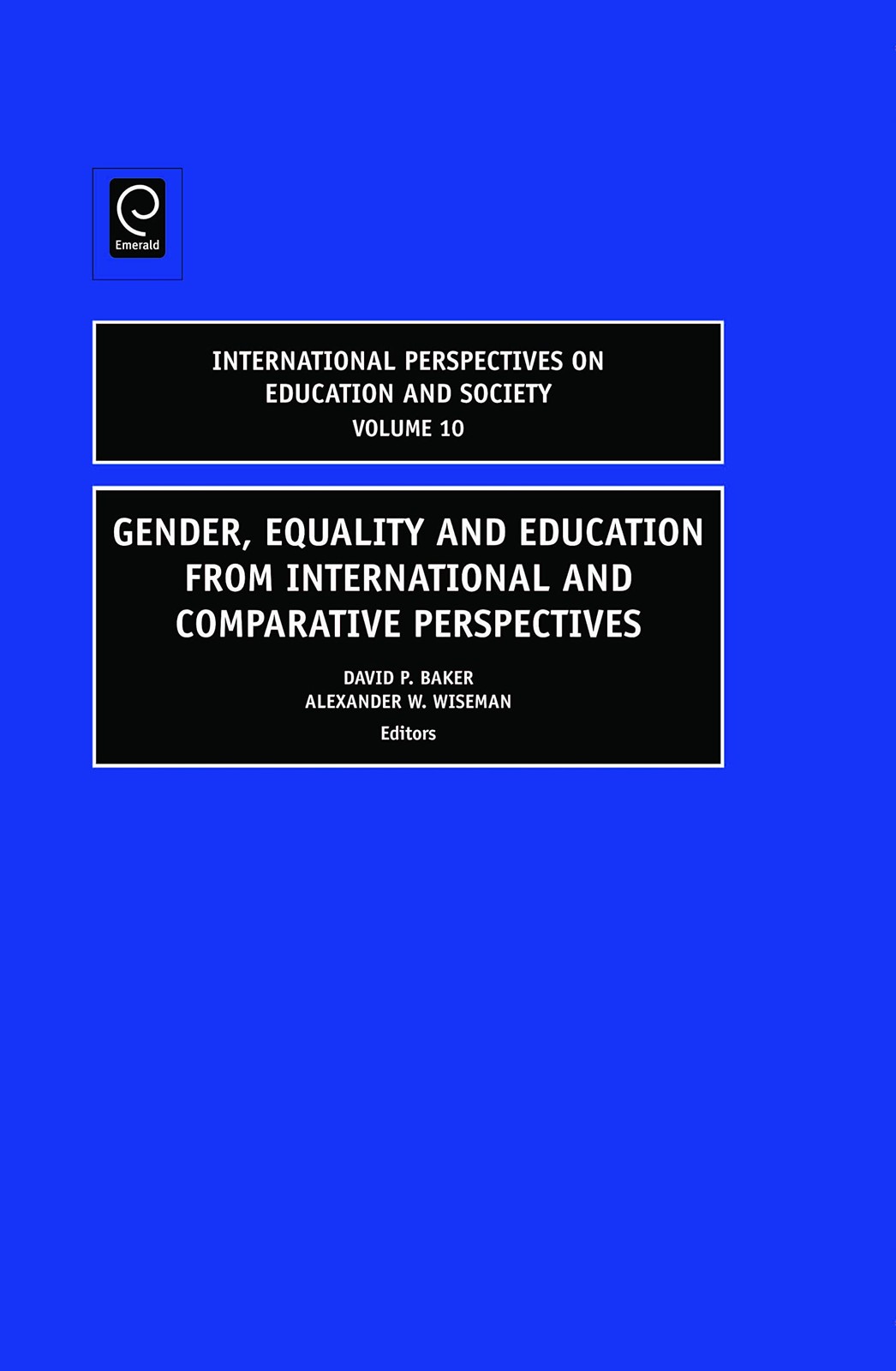 Gender, Equality and Education from International and Comparative Perspective…