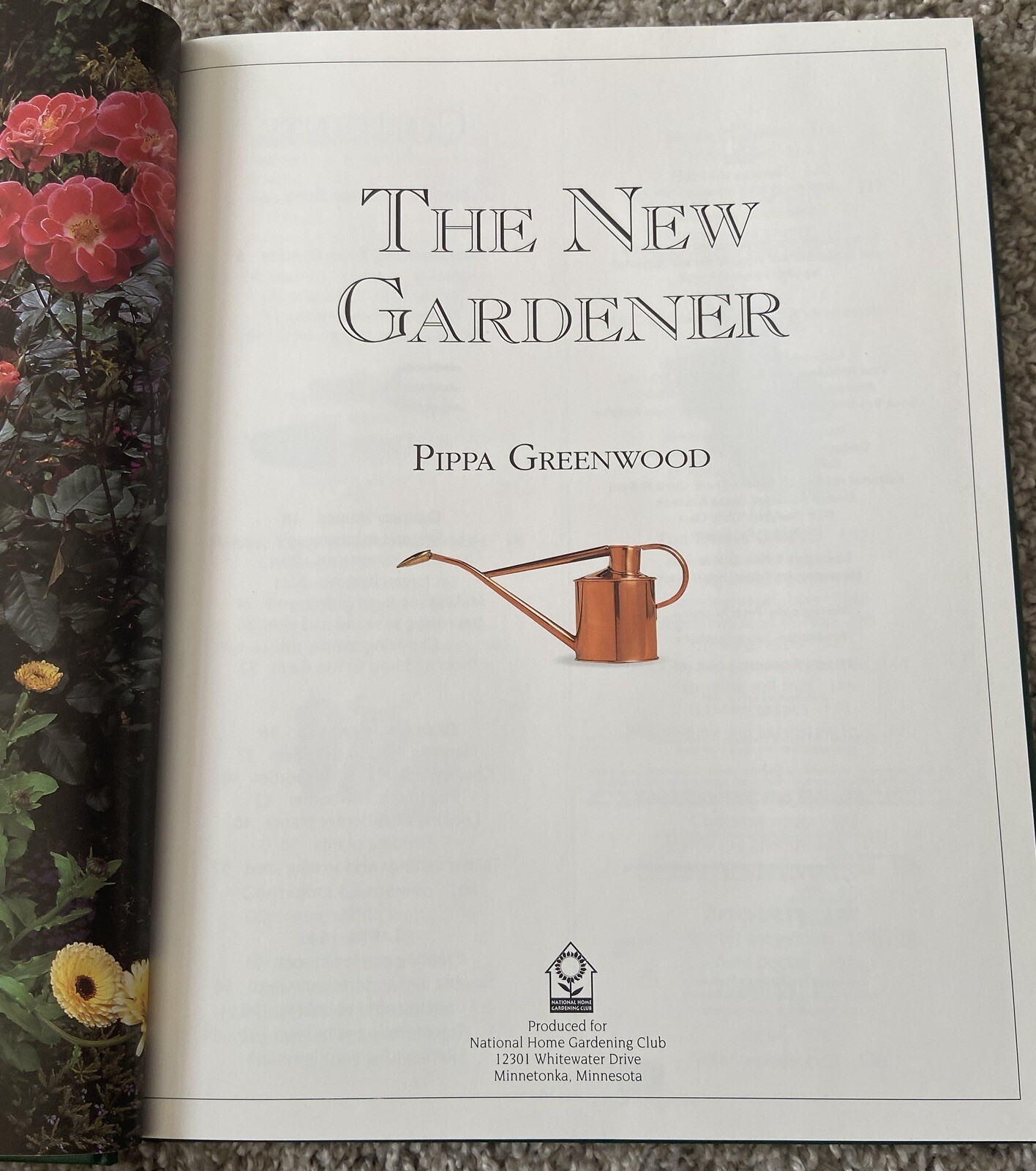 The New Gardener by Pippa Greenwood – Vintage NM Nature, Flowers 1995 📕