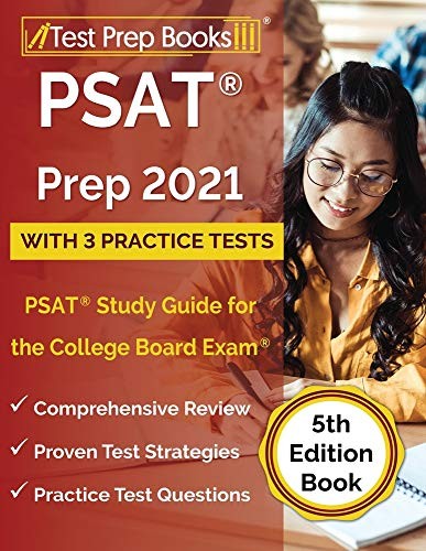 PSAT PREP 2021 WITH 3 PRACTICE TESTS: PSAT STUDY GUIDE FOR By Joshua Rueda *NEW*