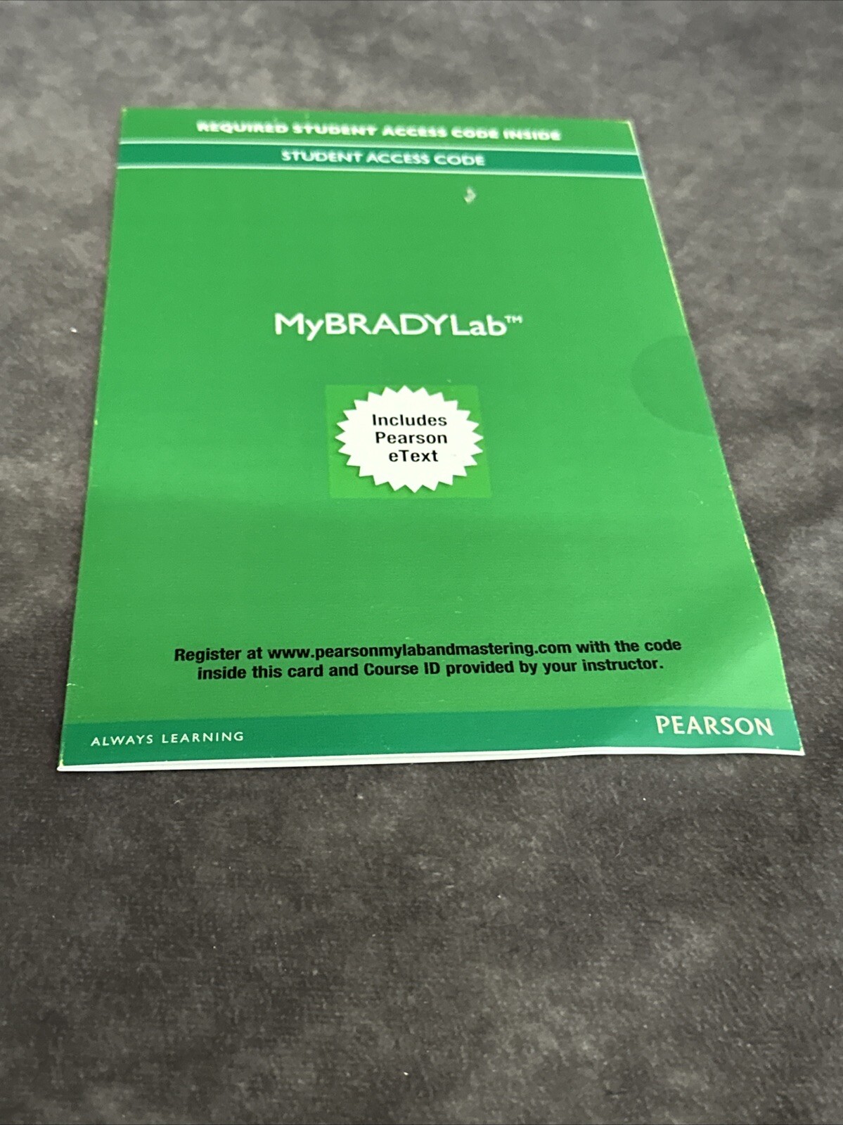 Emergency Medical Responder First On Scene 10th eText And Required Course Code