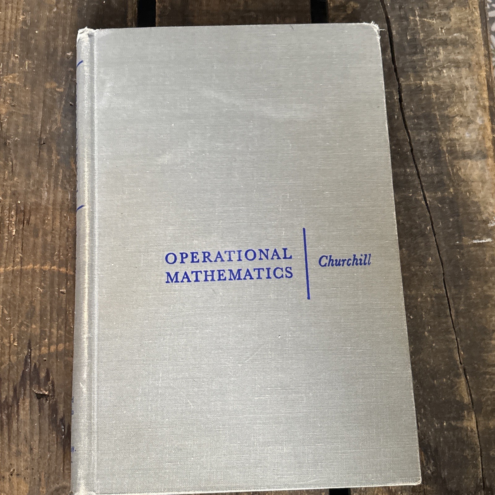 Vintage Operational Mathematics by Ruel V. Churchill 1958 Hardcover Maple Press