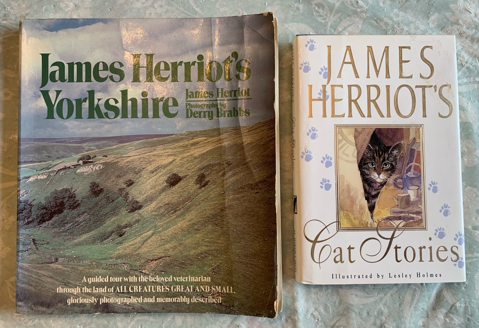 James Herriot’s Yorkshire / Cat Stories by James Herriot 2 Book Lot