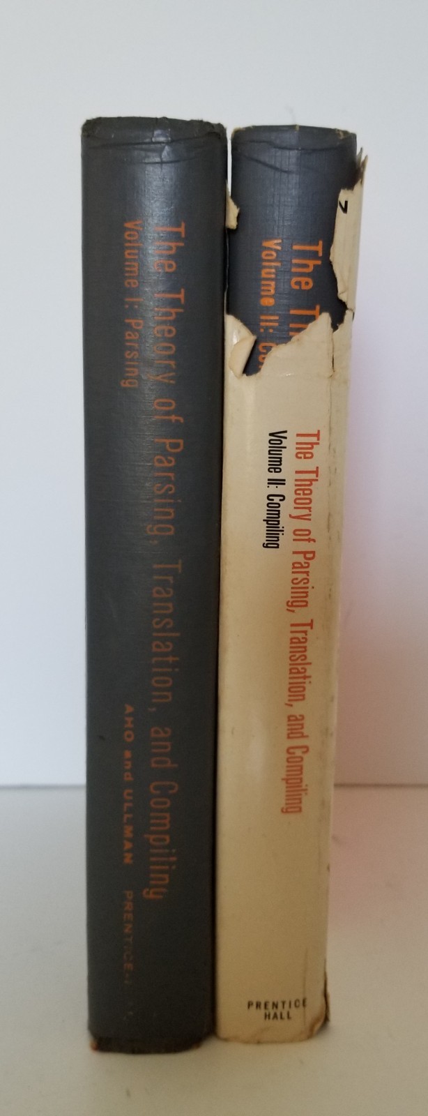 📖 Theory of Parsing Translation and Compiling Vol 1, 2 – Aho, Ullman 1972, 1973