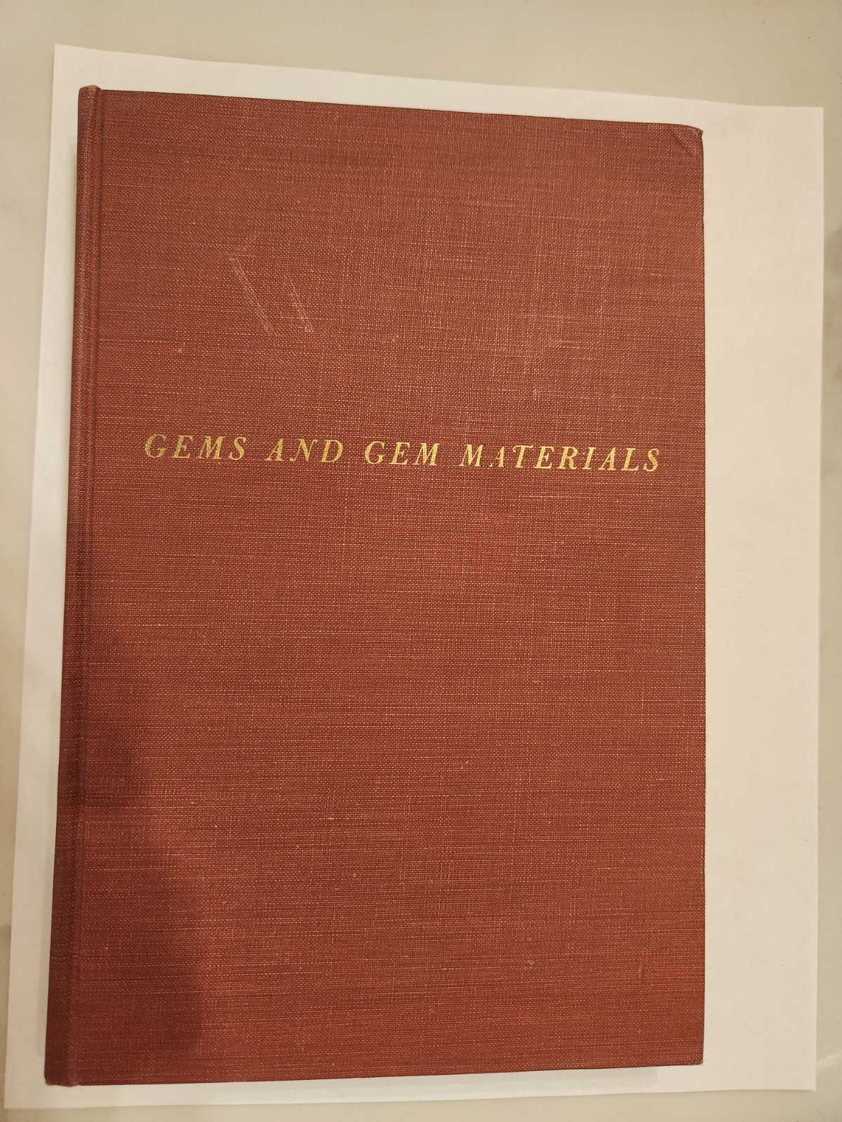 Gems and Gem Materials – Kraus & Slawson (McGraw-Hill, 1925–47 Copyrights, HC)