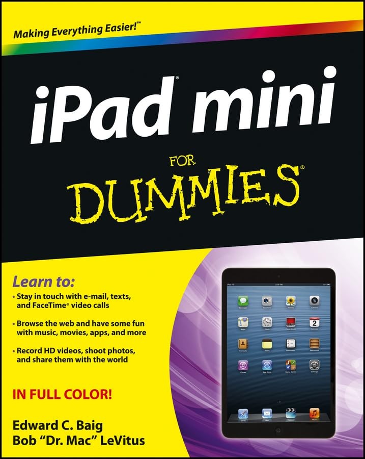 iPad Mini for Dummies – paperback Baig, Edward C.|Levitus, Bob