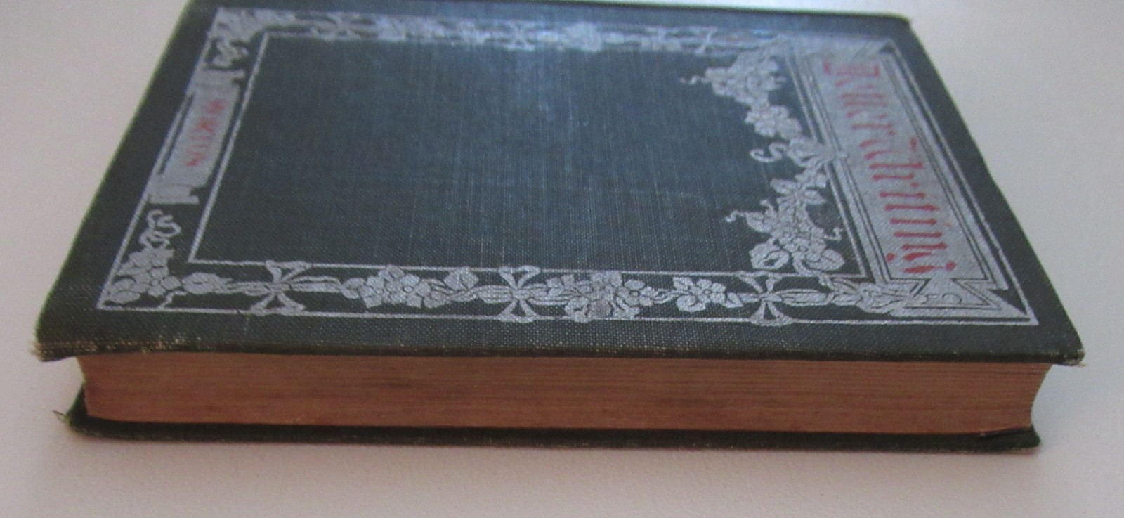 Vintage Green Cloth Hardcover Letter Writing by Morton Page Davis Co RARE