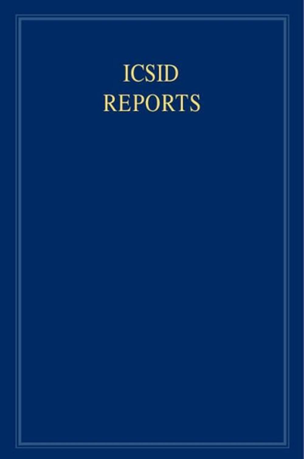 ICSID Reports by James Crawford (English) Hardcover Book