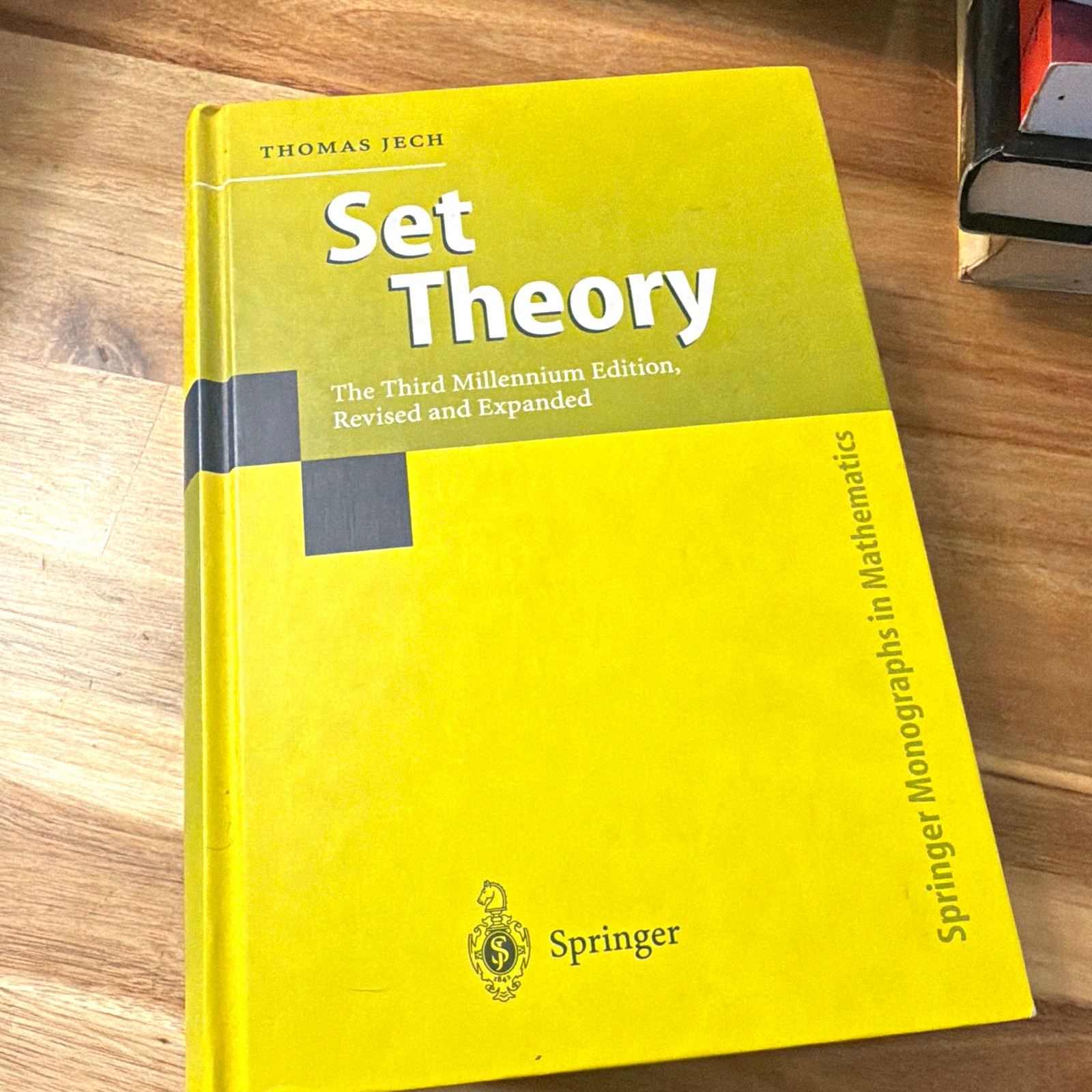 Springer Set Theory Third Millennium Rev & Expanded Thomas Jech 2006 HC
