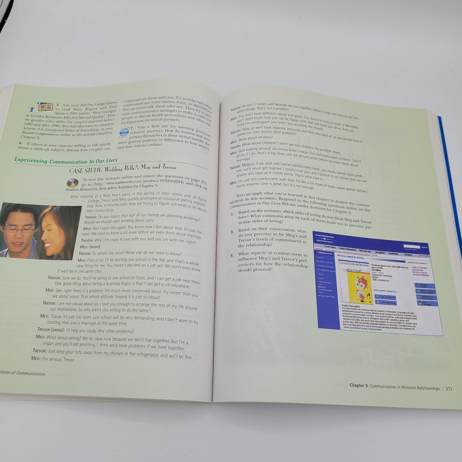 Third Edition Communication In Our Lives By Julia T Wood Textbook