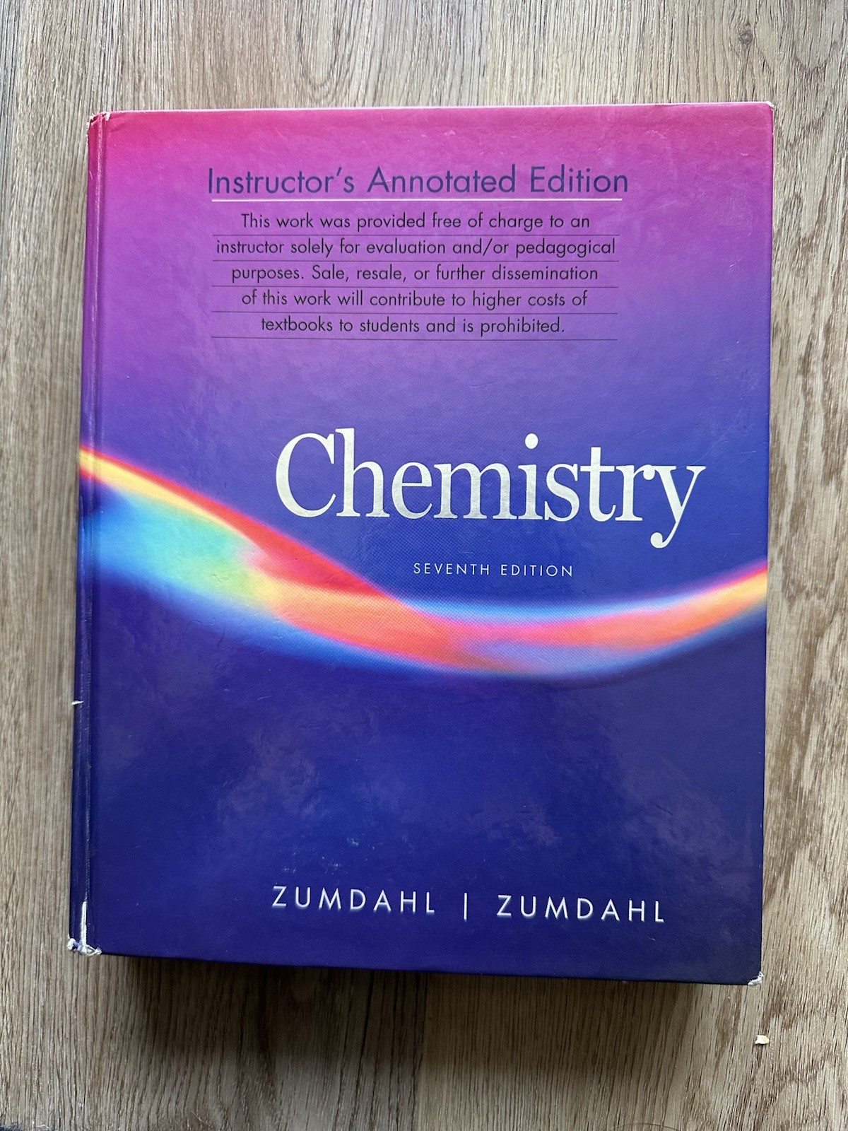 Chemistry by Susan A. Zumdahl and Steven S. Zumdahl (2006, Hardcover)