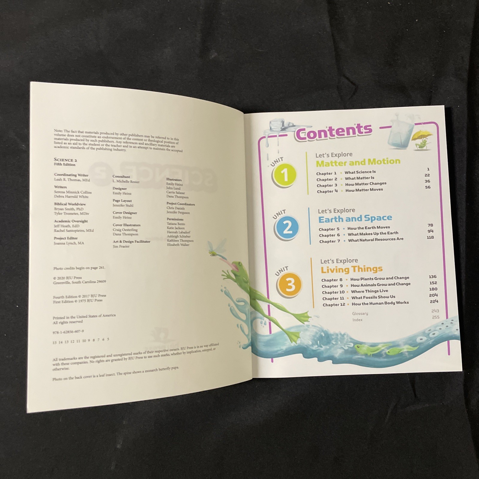 BJU Science 2 Set – Student Tests, Activities Book, & Textbook – Fifth Edition
