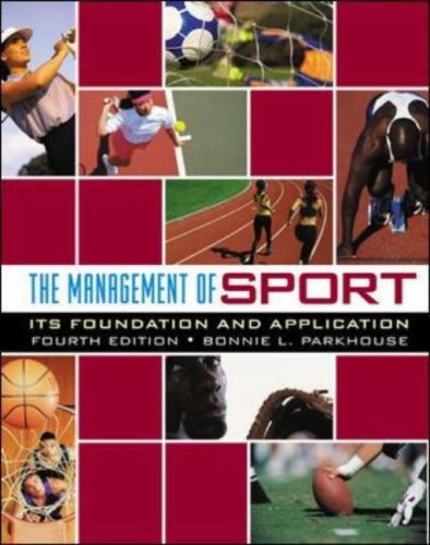 The Management Of Sport: Its Foundation And Application – hardcover Parkhous…