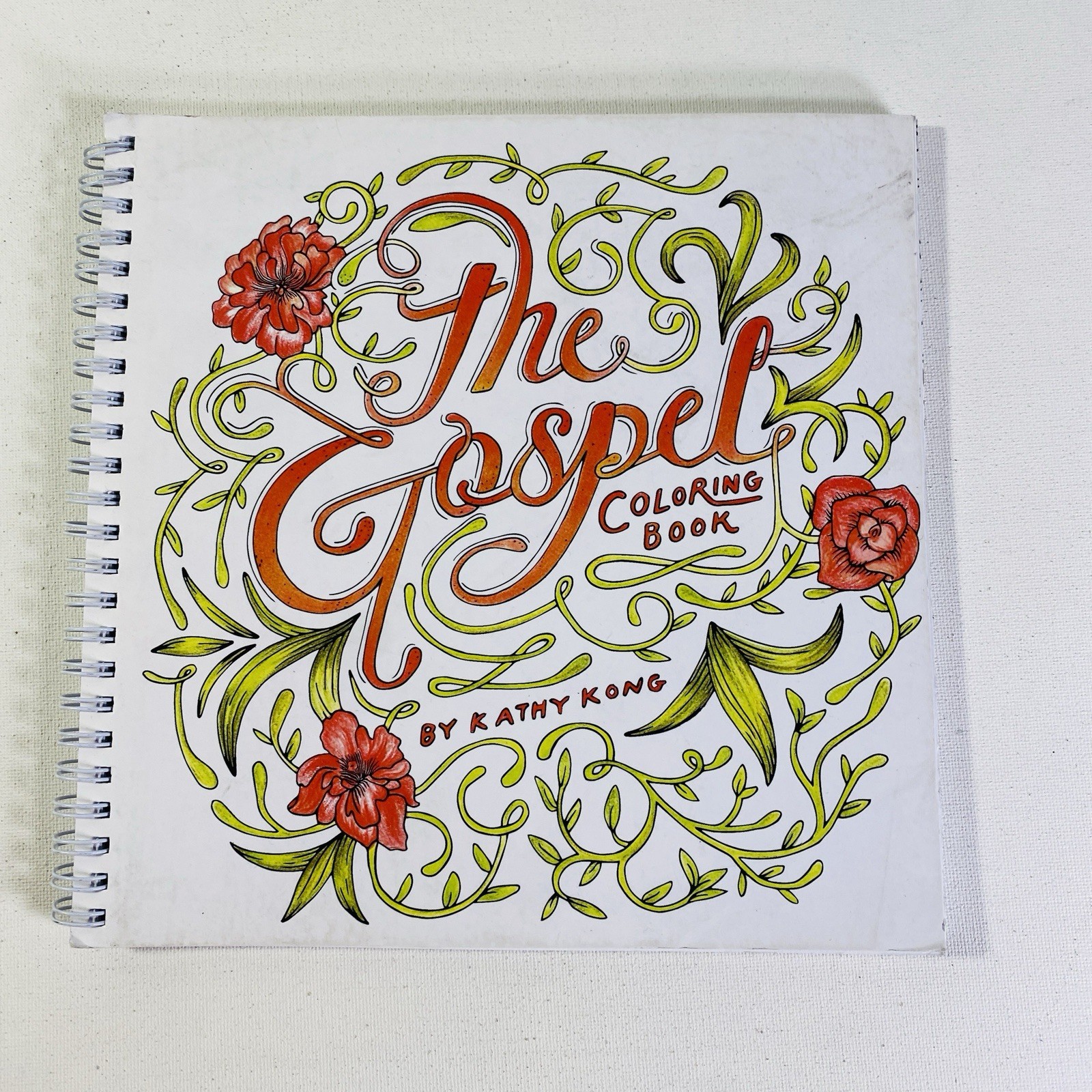 Gospel Coloring Book by Kathy Kong 2016, Trade Paperback