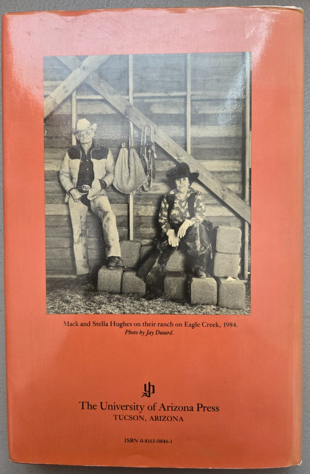 Hashknife Cowboy Recollections of Mack Hughs by Stells Hughes Hardcover SIGNED