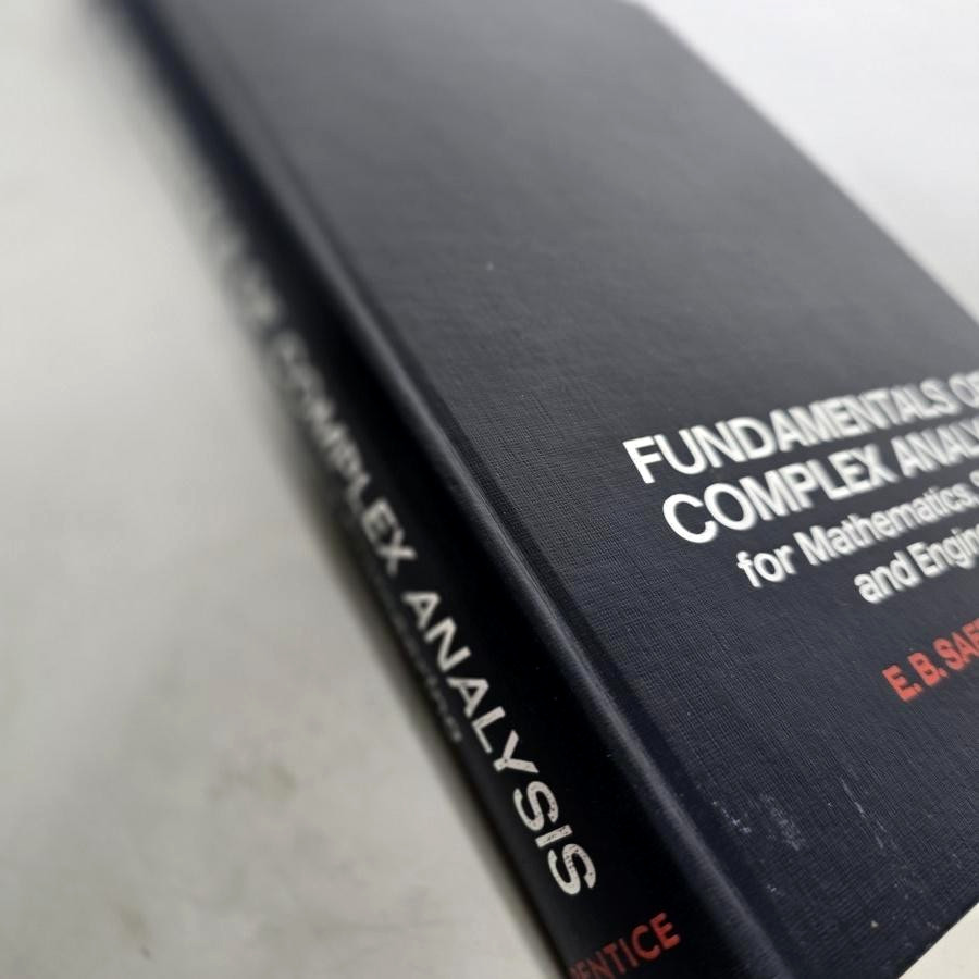 Fundamentals Of Complex Analysis Saff Snider Textbook Black HC Prentice 1976