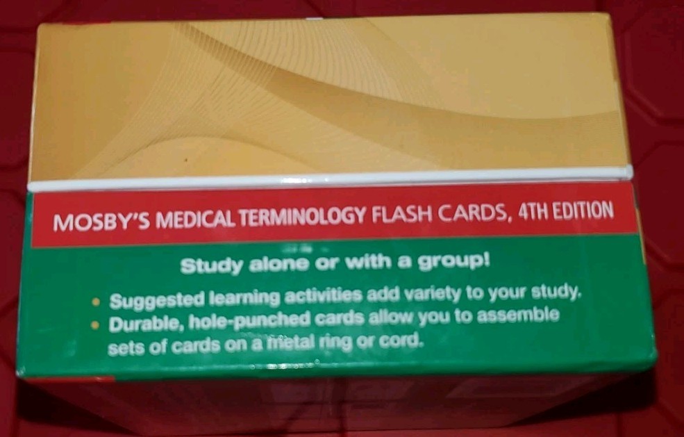 Mosby’s Medical Terminology Flash Cards – Cards, by Mosby – Good FREE SHIPPING