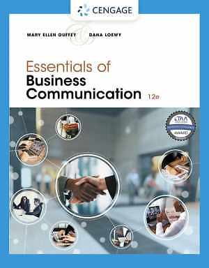 Essentials of Business Communication – Paperback, by Guffey Mary Ellen; – Good o
