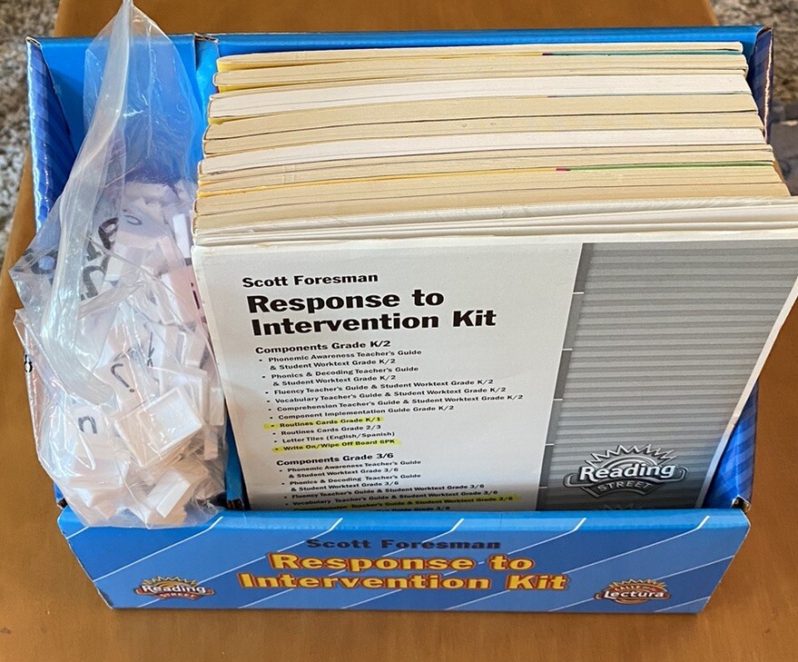 Scott Foresman Response to Intervention Kit Grades K-2 and 3-6 – See Description