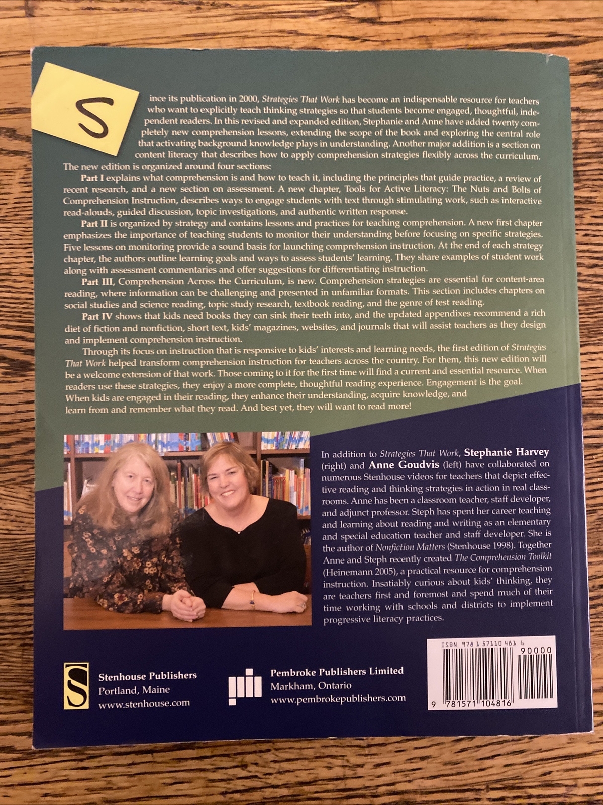 Strategies That Work : Teaching Comprehension for Understanding and…