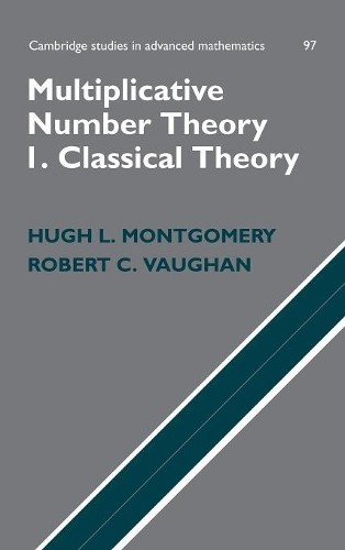 Hugh L. Montgomery Robert C. Va Multiplicative Number The (Hardback) (UK IMPORT)
