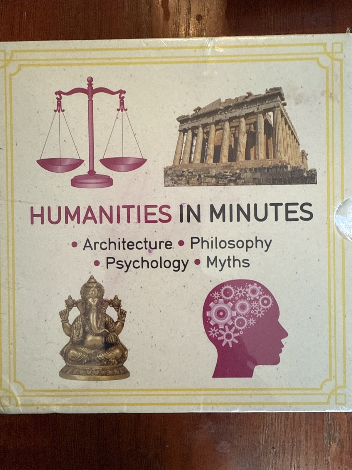Brand New! Humanities in Minutes:Myths, Philosophy, Psychology, Architecture