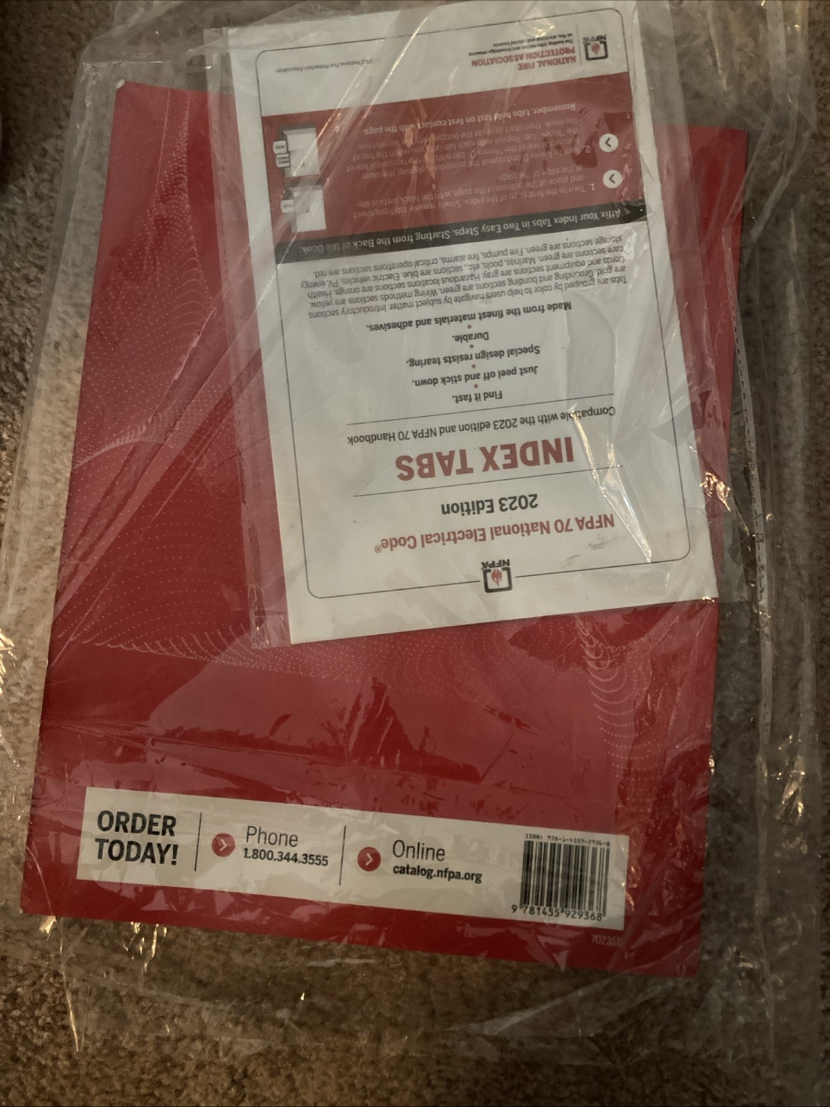 NFPA NEC 70 National Electrical Code 2023 Edition with Tabs Paperback