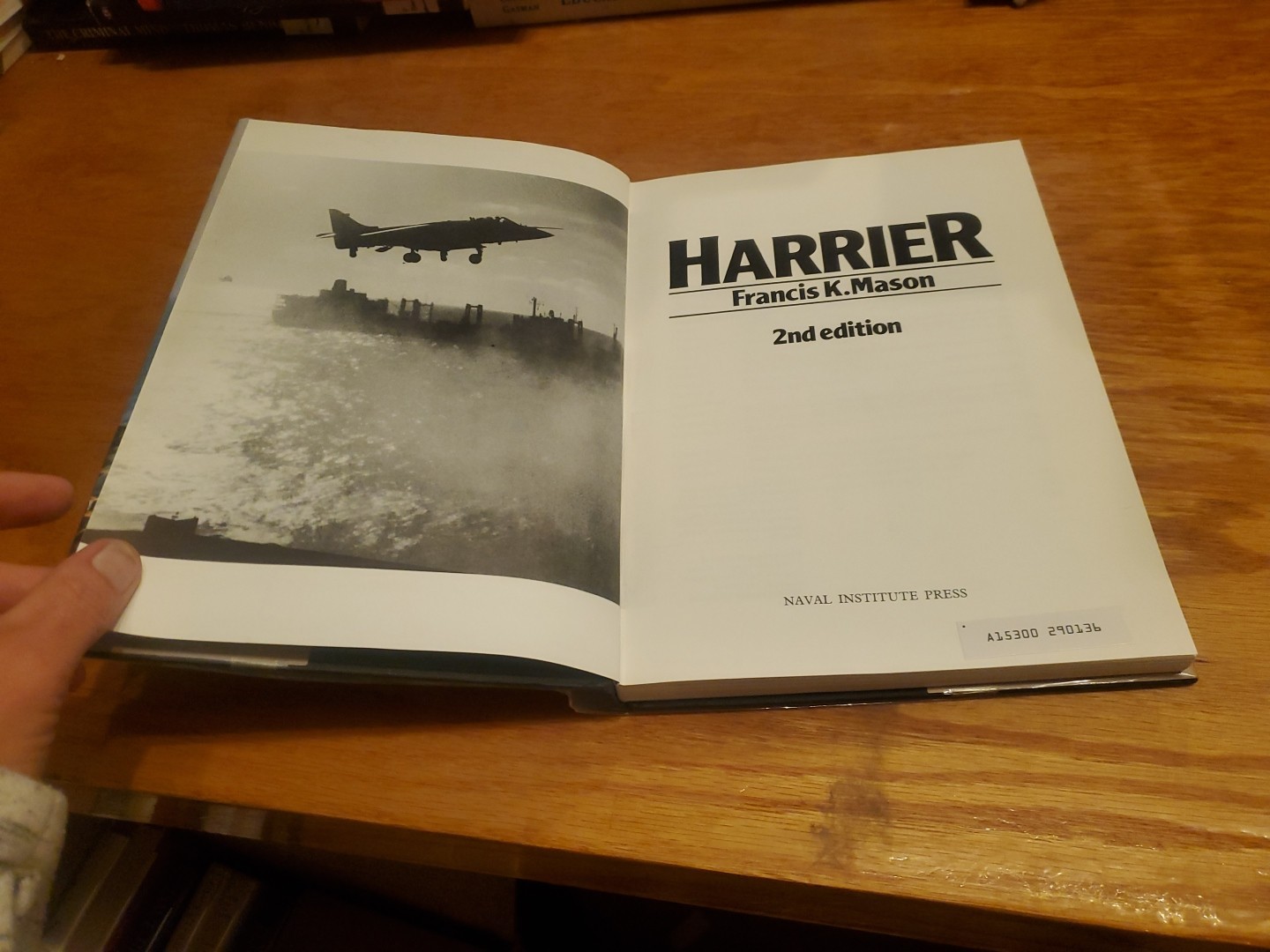 Harrier by Francis K. Mason 1983 HCDJ Naval Institute Press